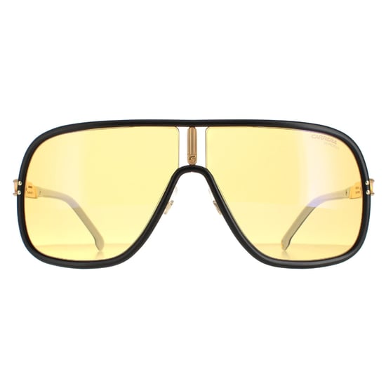 Carrera Aviator Unisex Matte Black Yellow Yellow  Flaglab 11