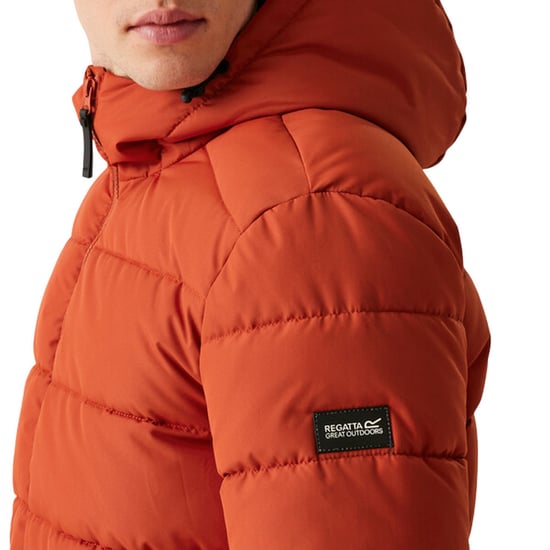Regatta Mens Lakiver Padded Jacket (Red Ochre)