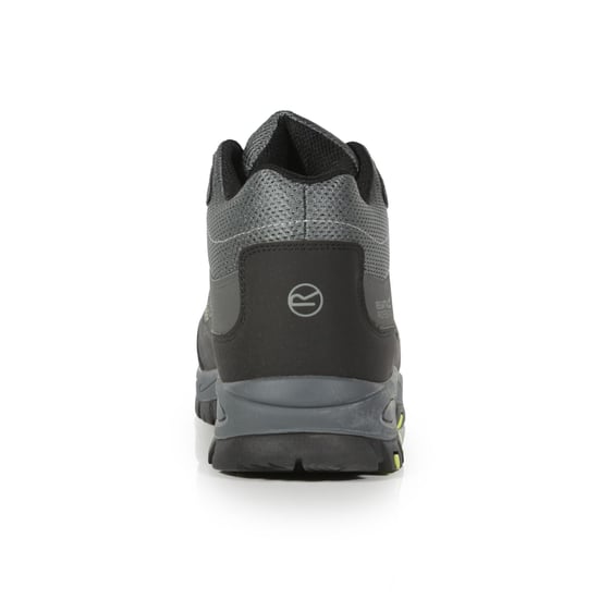 Regatta Mens Sandstone Safety Shoes (Briar Grey/Lime)