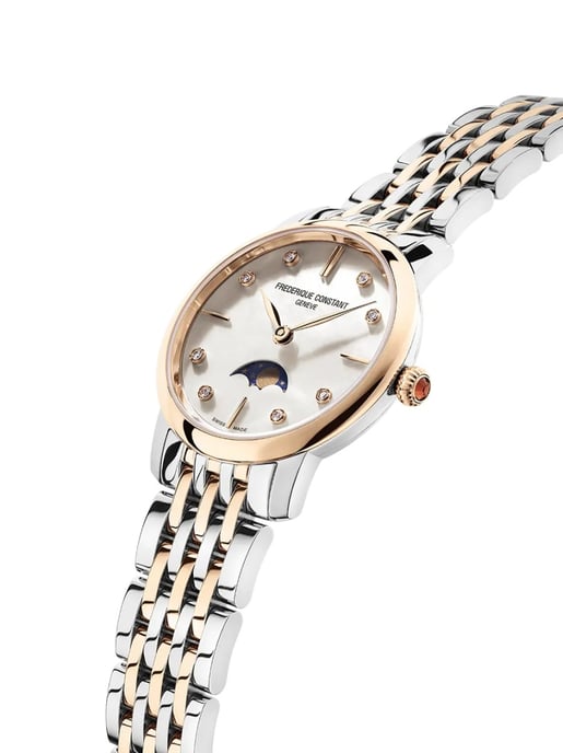 Frédérique Constant Slimline Moonphase Women's Multicolour Watch FC-206MPWD1S2B