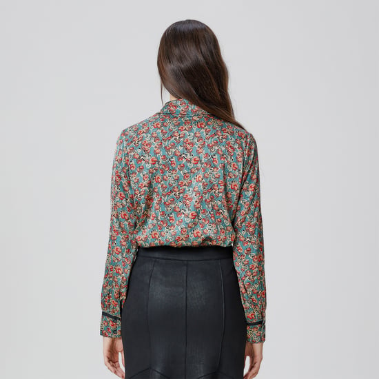 Overhemd met bloemenprint en Ascot-stropdas - Image 5