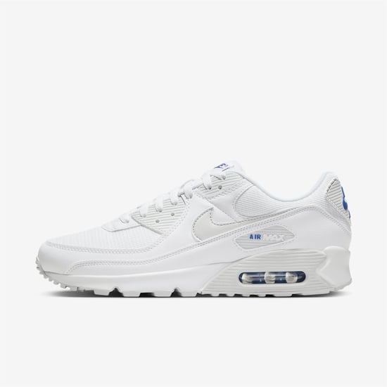 Nike Air Max 90 Heren in Wit/Photon Dust/Game Royal - Image 1