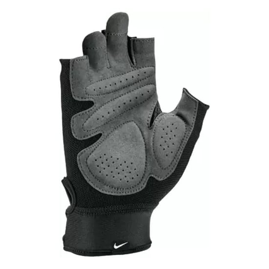 Nike Heren Ultimate Zwaargewicht Fitness Vingerloze Handschoenen (Zwart/Wit/Grijs) - Image 2