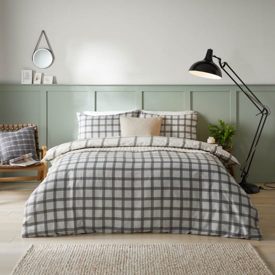 furn. Canberra Check Dekenhoezenet - Image 1