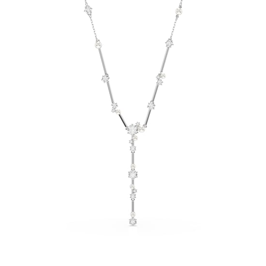 Swarovski 'Constella Bars' Dames Sieraden Nikkelvrije Halsketting - Zilver 5711830 - Image 1