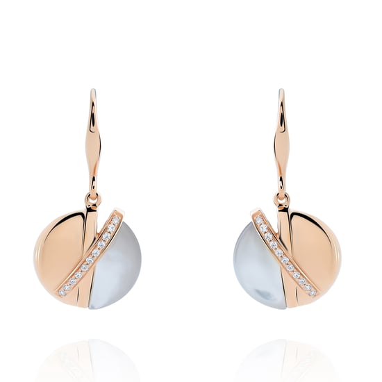 Orphelia 'Moragene' Dames 925 Sterling Zilveren Set: Halsketting + Oorbellen + Ring - Goud SET-7506/G - Image 3