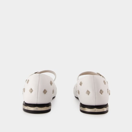 Ballerina's Aj1342 - Toga Pulla - Leer - Wit - Image 2