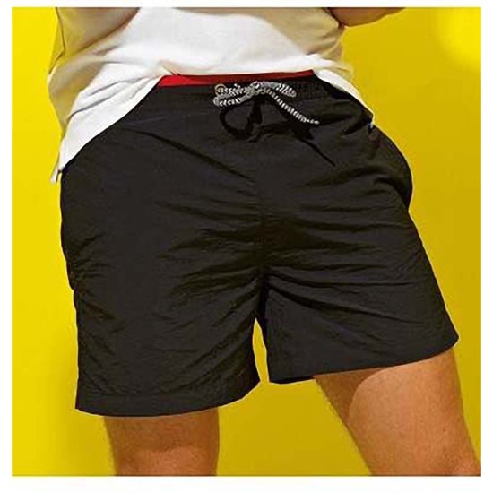 Asquith & Fox Heren zwemshorts (Zwart/Rood) - Image 3