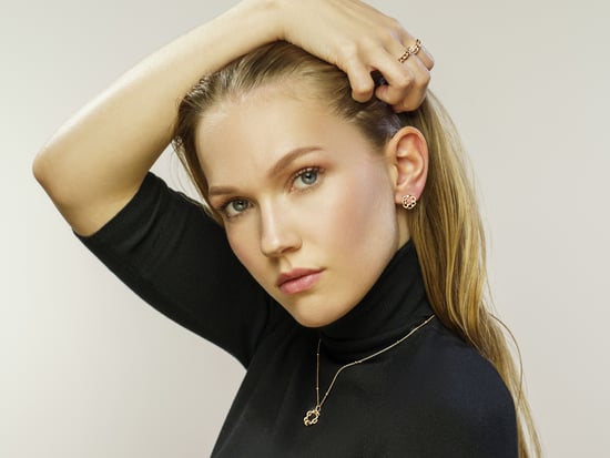 Orphelia 'Estelle' Dames 925 Sterling Zilveren Set: Ketting-Hanger + Oorbellen - Roze SET-7516/RG - Image 4