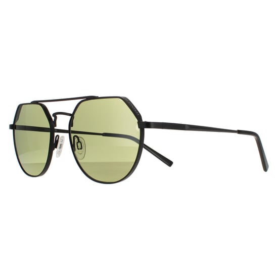 Serengeti Aviator Unisex Matte Black Spirit Green 555nm Shelby