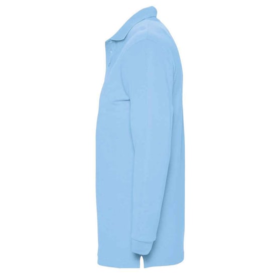 SOLS Volwassen uniseks Winter II poloshirt met lange mouwen (Hemelsblauw) - Image 3