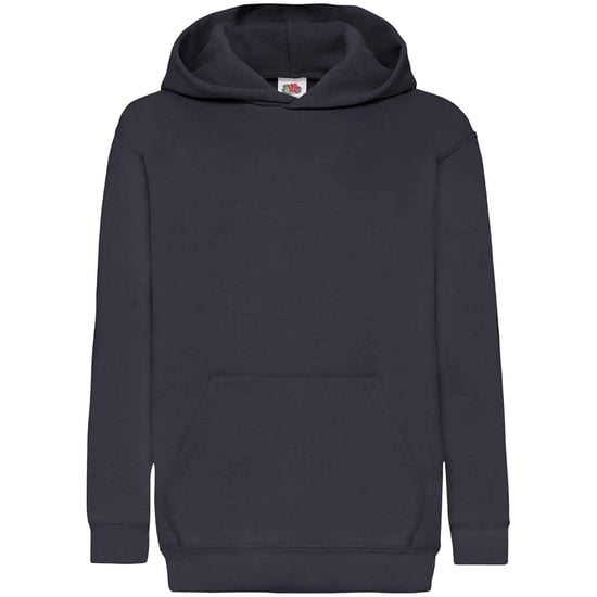 Fruit Of The Loom Kids Unisex Classic 80/20 Hoodie (Deep Navy) - Image 1