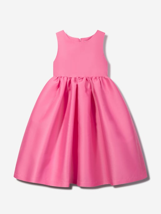Mama Luma Girls Flared Special Occasion Dress With Bolero in Pink
