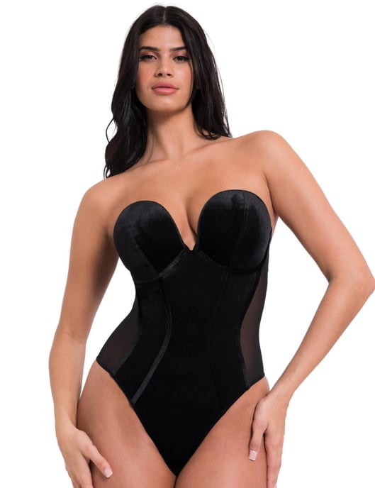 ST031704 Scantilly by Curvy Kate Icon Plunge Strapless Padded Body