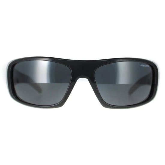 Arnette Rectangle Mens Dark Grey Light Grey Mirror Black Hot Shot AN4182