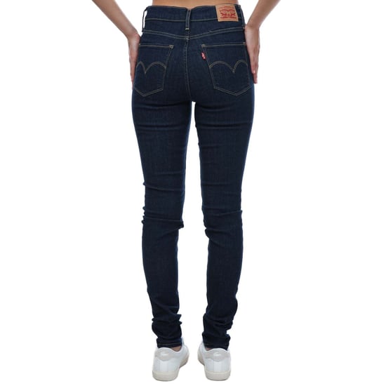 Women's Levis 720 High Rise Super Skinny Jeans in Dark Blue