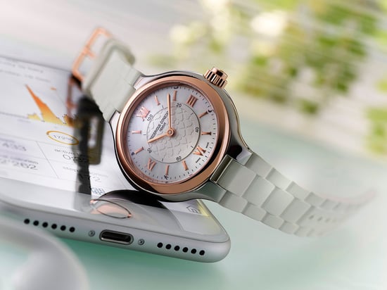 Frédérique Constant Horological Smartwatch Dames Horloge Multi FC-281WH3ER2B - Image 4