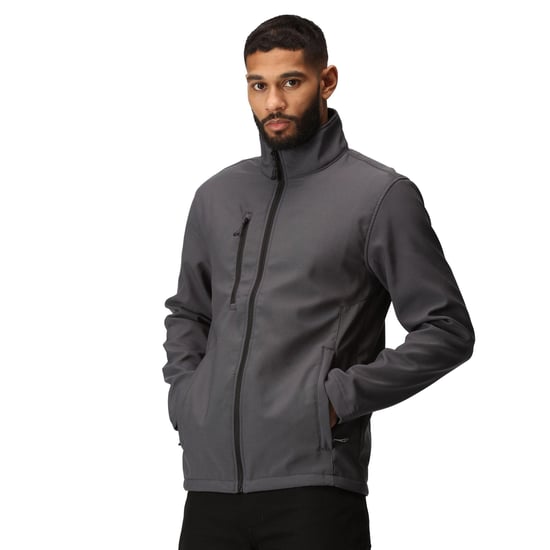 Regatta Mens Honesty Made Recycled Softshell Jacket (Seal Grey)