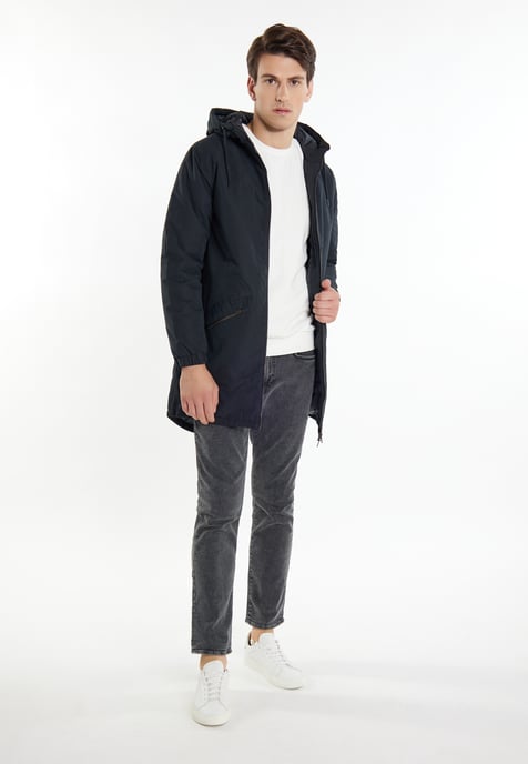 Mo Gewatteerde parka Heren zwart - Image 2
