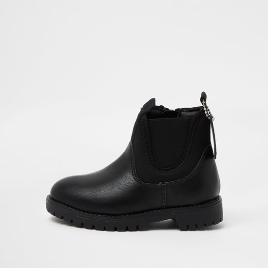 River Island Mini Kids Chelsea Boots Black Shoes