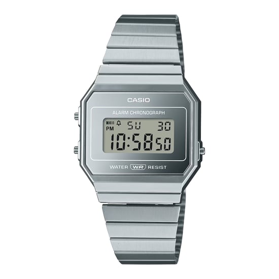 Casio Casio Collection Vintage Dames Horloge Zilverkleurig A700WEV-7AEF - Image 1