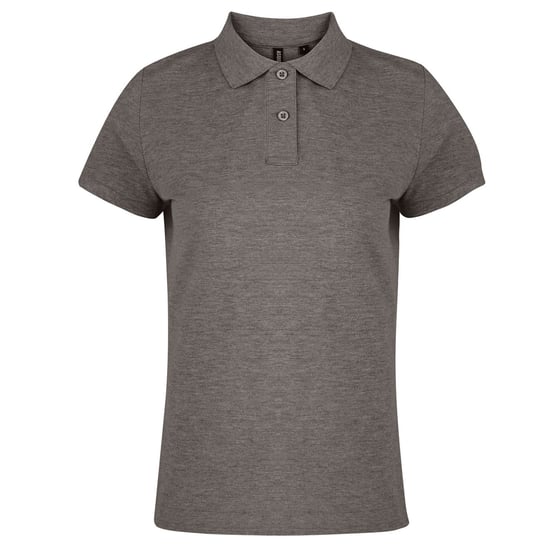 Asquith & Fox Dames/dames Poloshirt met korte mouwen en effen mouwen (Houtskool) - Image 1