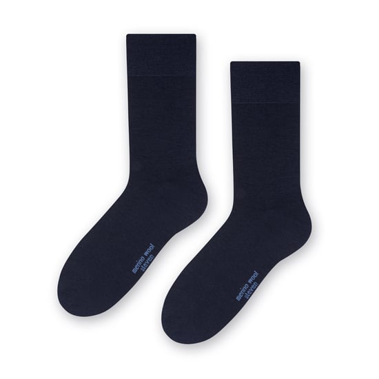 Steven - Heren 1 Paar Originele Merino Wol Sokken voor de Winter - Marine - Image 1