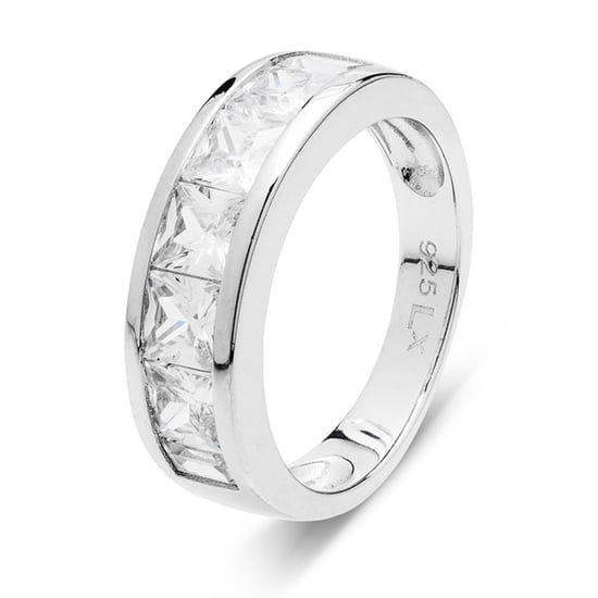 925 Sterling Zilveren Princess Ring - Image 1