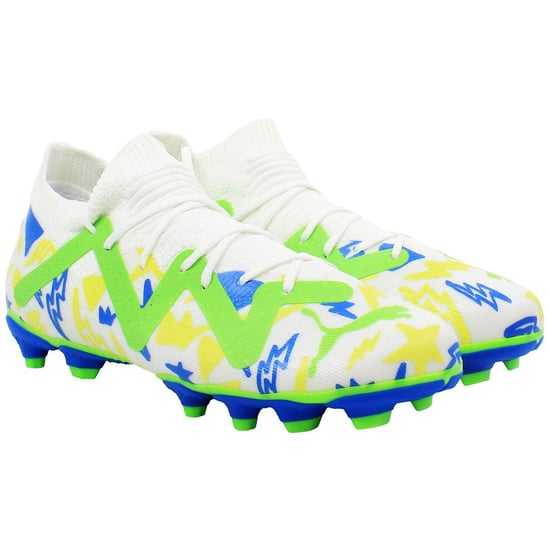Puma Future Match x Neymar FG/AG Kinder Witte Voetbalschoenen - Image 2