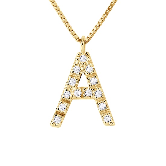 DIADEMA - Necklace with Diamonds - A - Yellow Gold - Chaine Véntienne