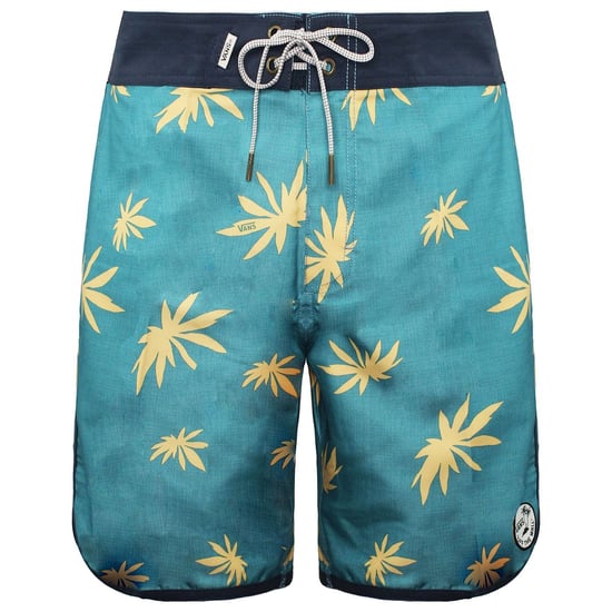 Vans Off The Wall Stretch Waist Printed Blue Men Planetary Boardshort VN 00QL0D4
