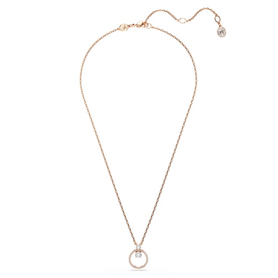 Swarovski 'Dextera' Dames Gouden Verzilverd Metalen Ketting - Roze 5692266 - Image 2