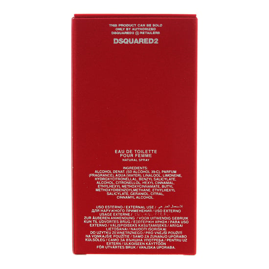 Dsquared2 Red Wood Edt Spray 100ml. - Image 2