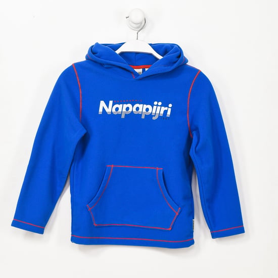 K TAU fleece sweatshirt high neck with hood GA4EPP boy