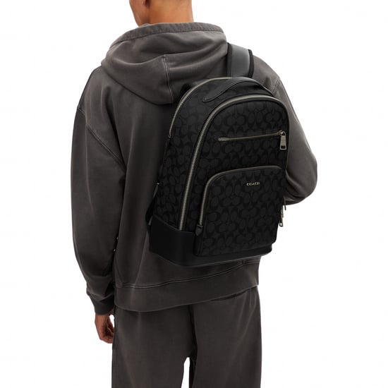 Ethan Backpack in Signature Coated Canvas Bag