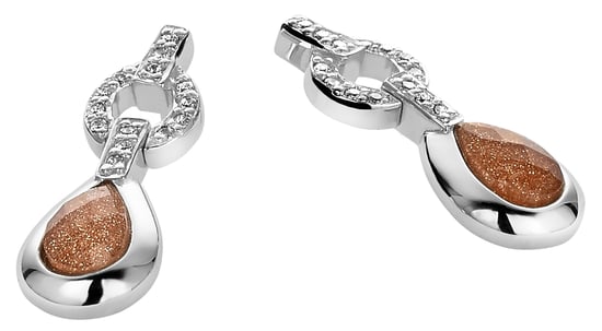 Orphelia Women's 925 Sterling Silver Drop Earrings - Silver ZO-5206