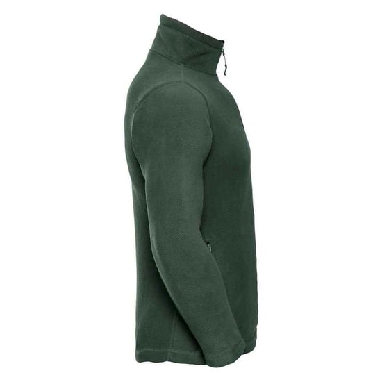 Russell Heren Ritssluiting Outdoor Fleece Top (Fles groen) - Image 3