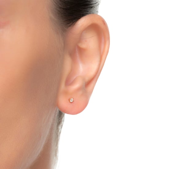 Piercing Luxenter, Dali Sterling Zilver 925 en Briljant Zirkonia afgewerkt in 18K geel goud - Image 3