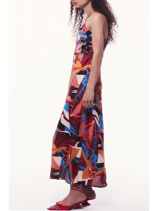 SFERA Abstract Halterneck Dress
