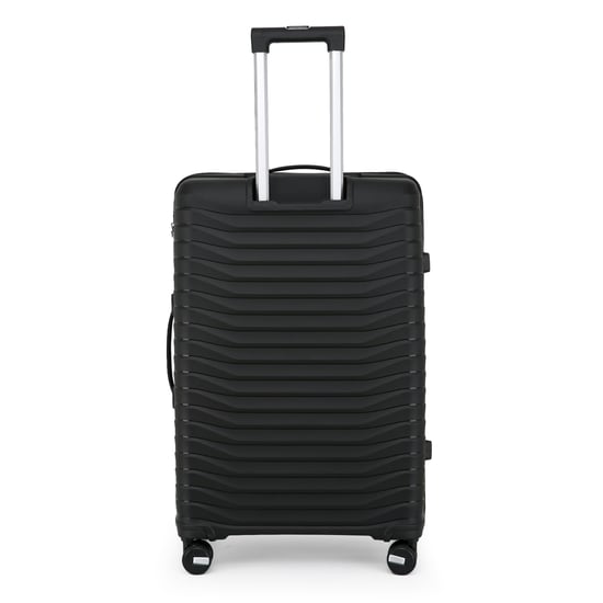 Hard Shell Black Classic Suitcase Set 8 Wheel Cabin TSA Luggage Case Holiday Travel