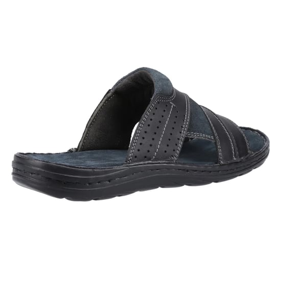 Hush Puppies Heren Archer Leren Muiltjes (Zwart) - Image 2