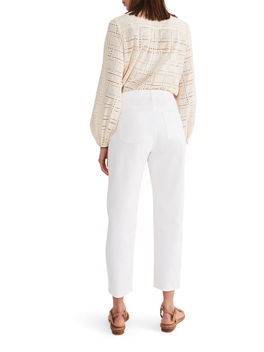 Petra Raw Hem Straight Leg Jean