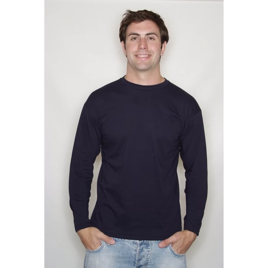Fruit of the Loom Heren R T-Shirt met lange mouwen (Deep Navy) - Image 4
