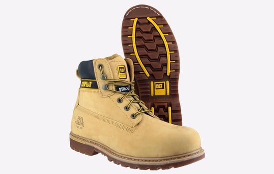 Caterpillar Holton S3 Safety Boot Leather Mens