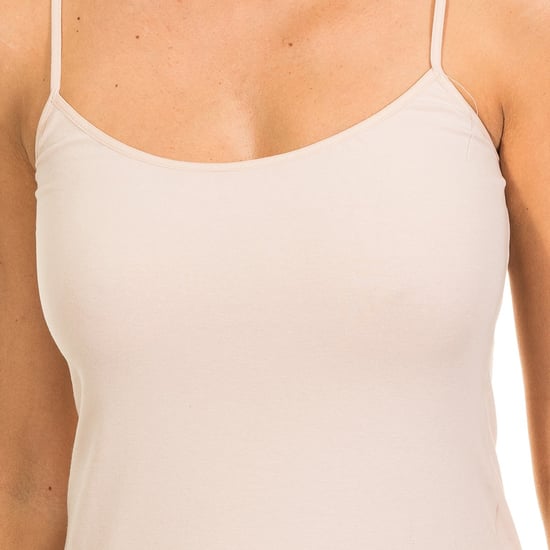 DAY COTTON thin strap T-shirt with round neckline 1045044 woman