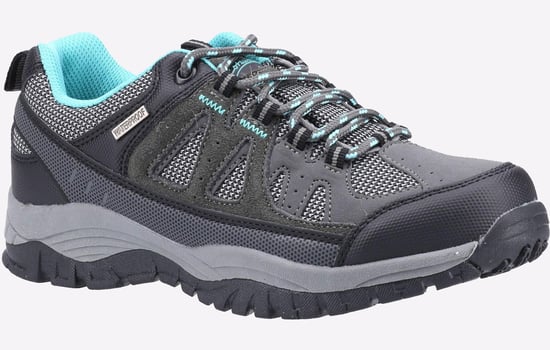 Cotswold Maisemore Low Suède Wandelschoenen Voor Dames In Het Grijs - Image 2