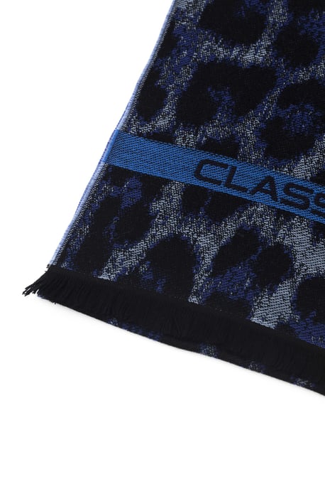 Cavalli Class Heren Blauwe Wol Sjaal - Image 2