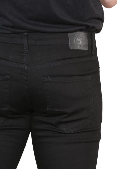 MYT Heren skinny fit jeans stretchdenim in zwart - Image 5