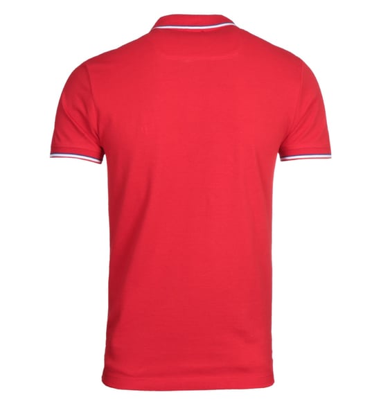 Diesel T-Randy Twin Tipped Red Polo Shirt
