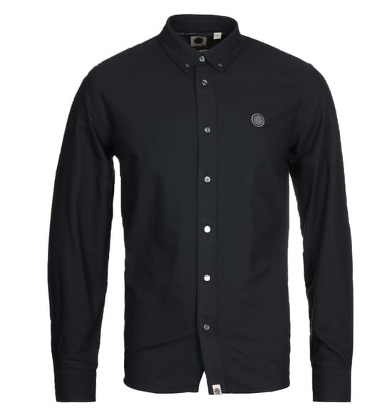 Pretty Green Classic Fit Oxford Black Shirt